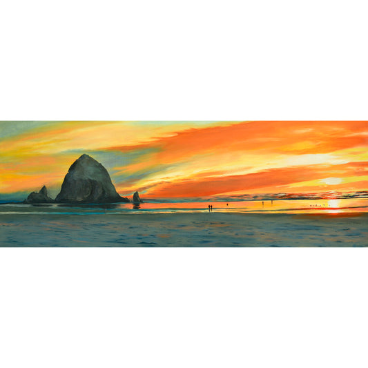 "Cannon Beach Glow" - a signed edition Giclee reprod.