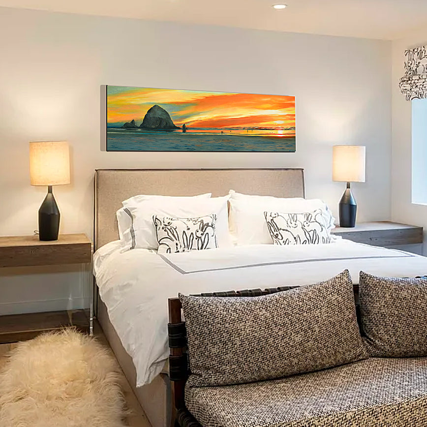 "Cannon Beach Glow" - a signed edition Giclee reprod.