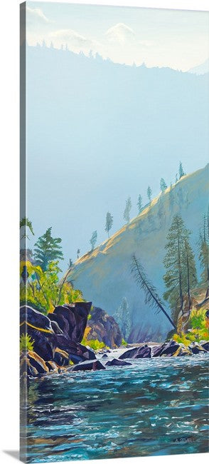 "Middlefork Wonder" - an Original or signed edition art print capturing Idaho's awesome Middlefork of the Salmon River.