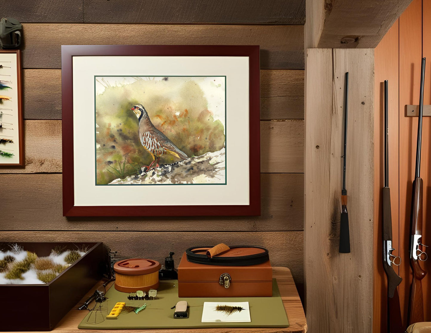 "Chukar Chillin' " - 11"x15" Original Watercolor or giclee print.
