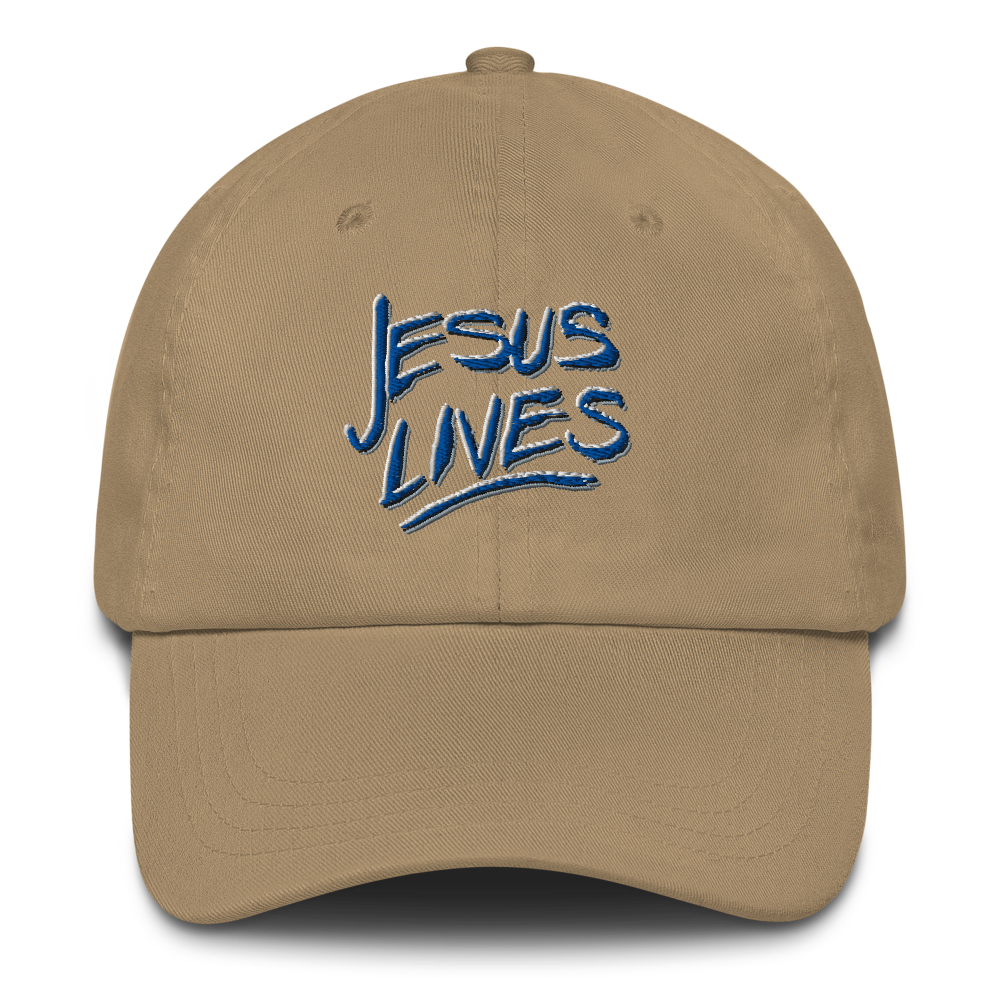 Hat with Andy's "Jesus Lives" Design