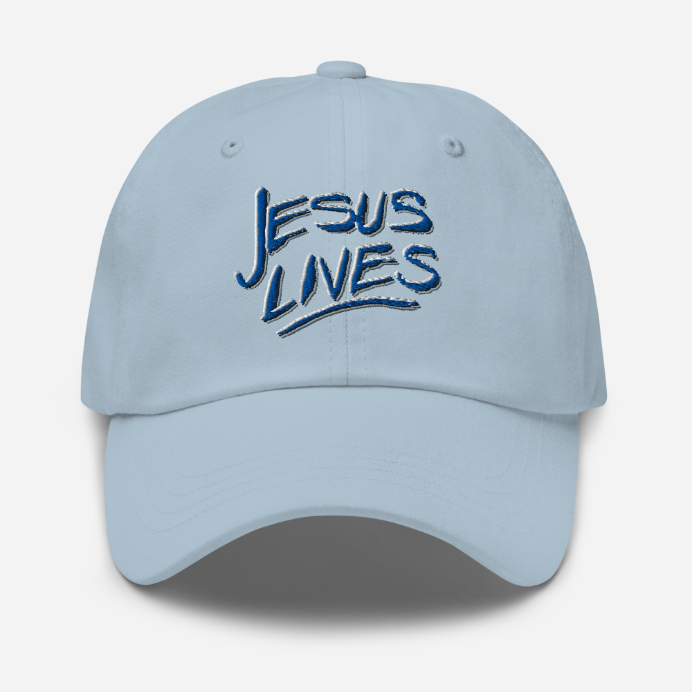 Hat with Andy's "Jesus Lives" Design