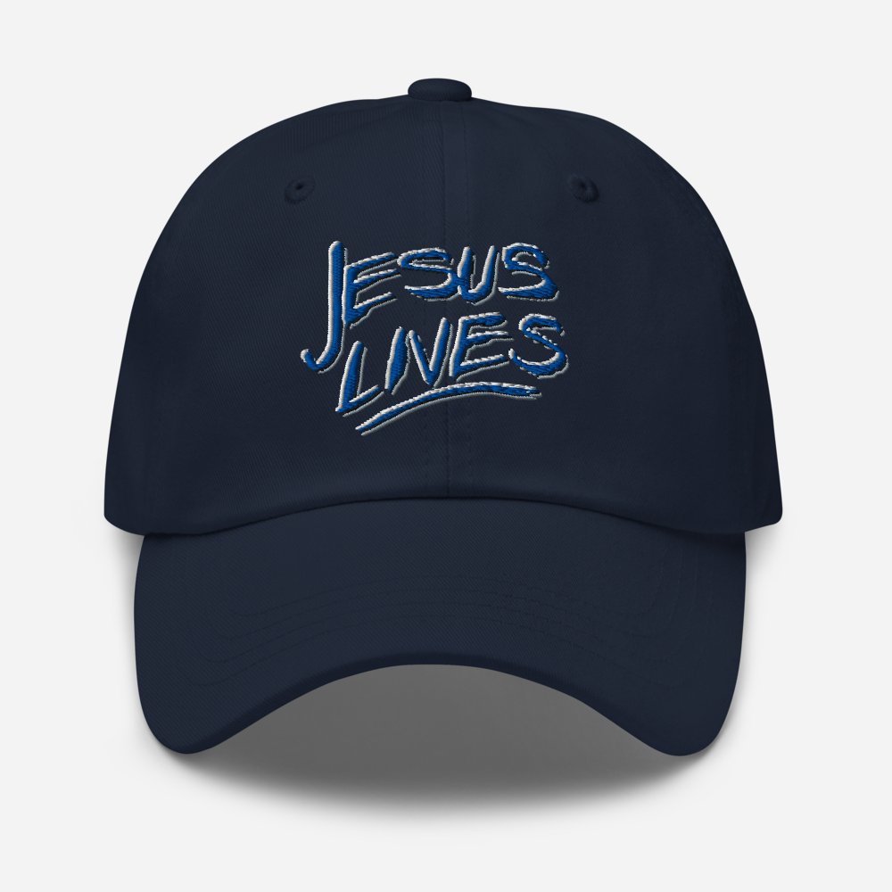 Hat with Andy's "Jesus Lives" Design