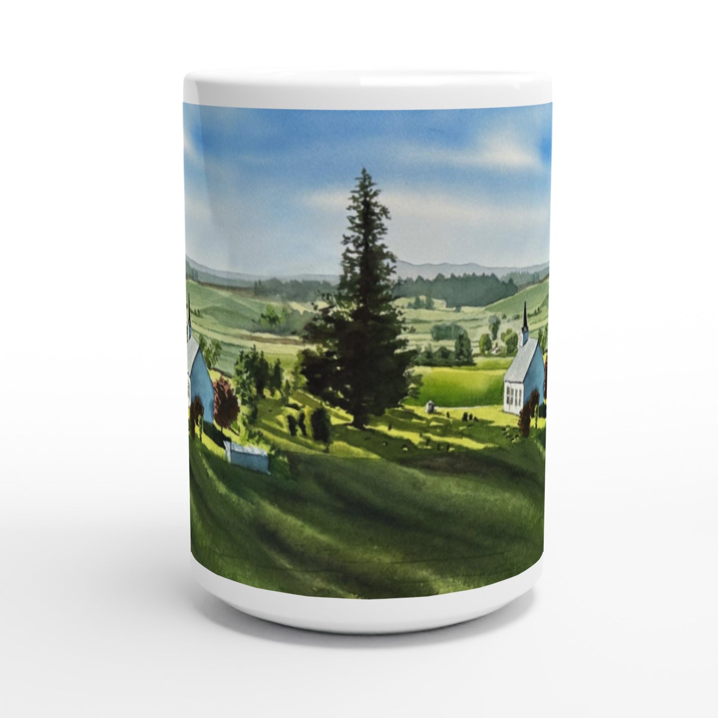 "Freeze Church Palouse View" Coffee Mug, gift mug