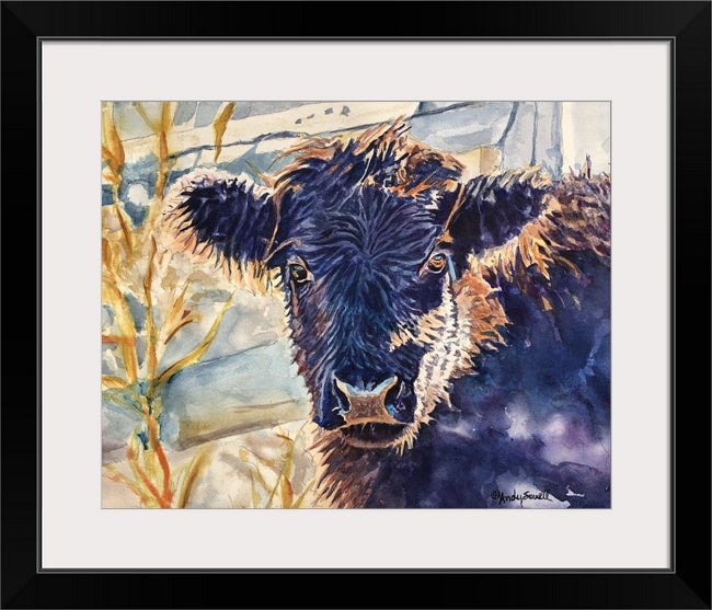 "Harry the Highlander" 12x16 Original watercolor or signed edition Giclee Reprod.
