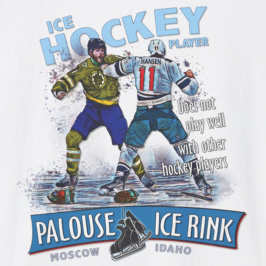 "Hockey Players Playing Well" T-Shirt - 100% ring-spun soft cotton