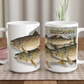 Brown Trout Mug, Fisherman Mug, Trout Fishing Mug, Fish Coffee Mug, Fishing Gifts For Dad, Fishing Mug For Men