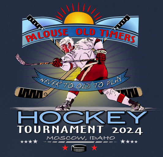 2024 Old Timers Hockey Tournament Shirts
