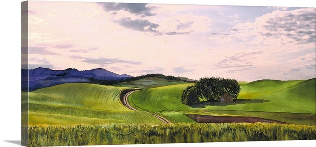 "Palouse Country" Giclee Reprod. of a beautiful palouse landscape with old barn.