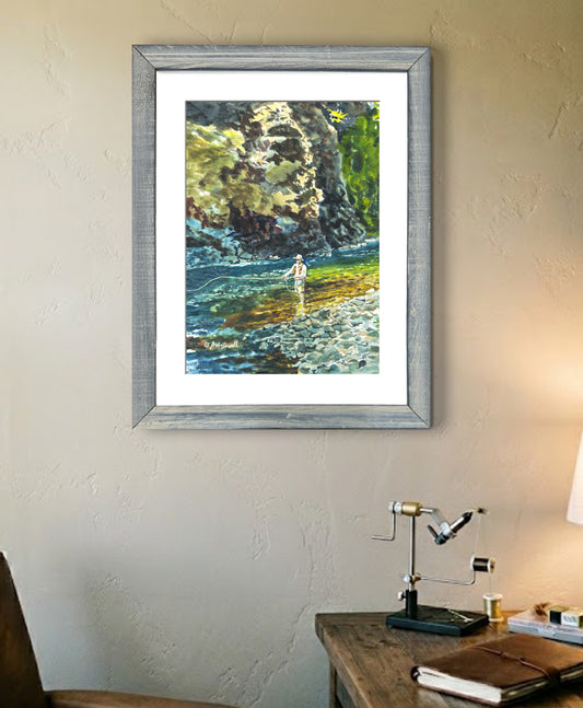 "Sunlight on the Joe" - an Original 10x14 Watercolor or Open Edition Print