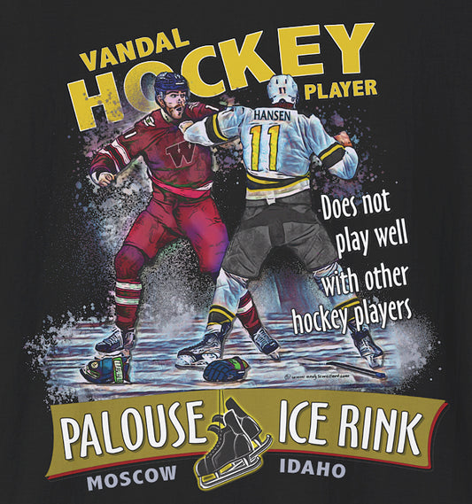 "Idaho Hockey Player" - Unisex Softstyle T-Shirt