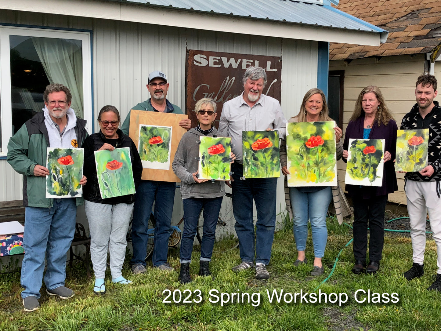 Andy Sewell "Live in Person" Watercolor workshop April 19-20, 2024 - Paint a watercolor with Andy