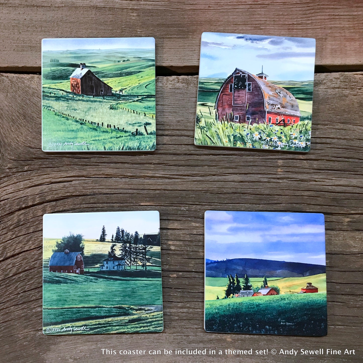 ASC106 "Colton Church" ceramic coaster