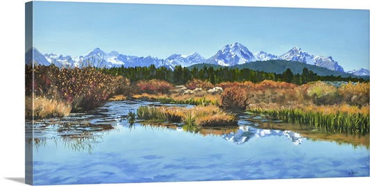 "Sawtooth Fall Reflections” -  - Canvas or art paper Giclée art prints