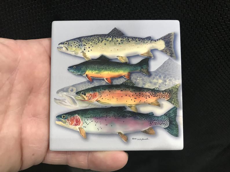 ASC014 "School Colors" ceramic coaster