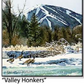 "Valley Honkers" - a limted edition Giclee reprod. from a watercolor of Sun Valley's Bald Mtn.  - by Andy Sewell