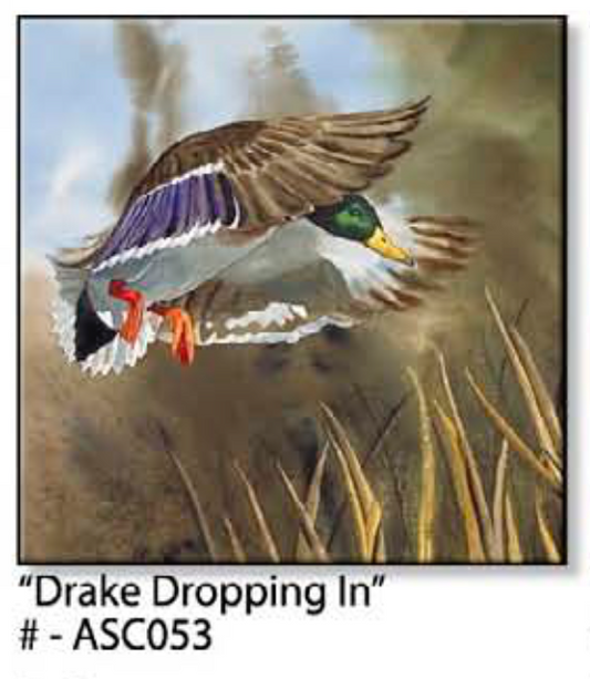 ASC053 "Drake Dropping In" ceramic coaster