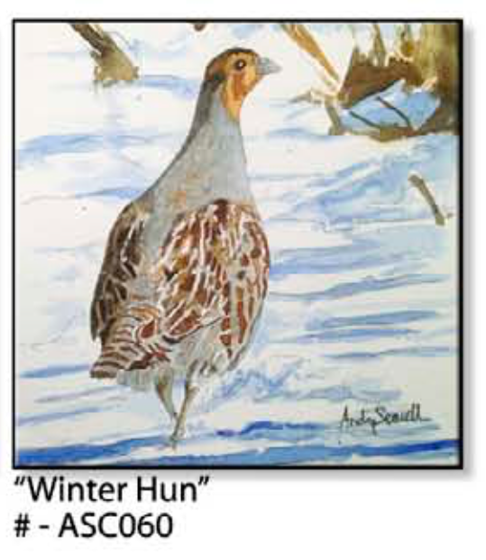 ASC060 "Winter Hun" ceramic coaster