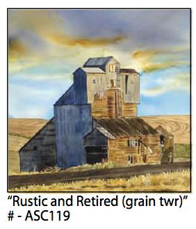 ASC119 "Rustic and Retired" ceramic coaster