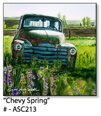 ASC213 "Chevy Spring" ceramic coaster