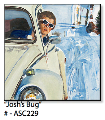 ASC229 "Josh's Bug" ceramic coaster