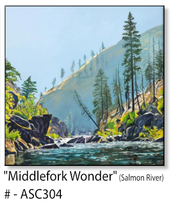 ASC304 "Middlefork Wonder" ceramic coaster