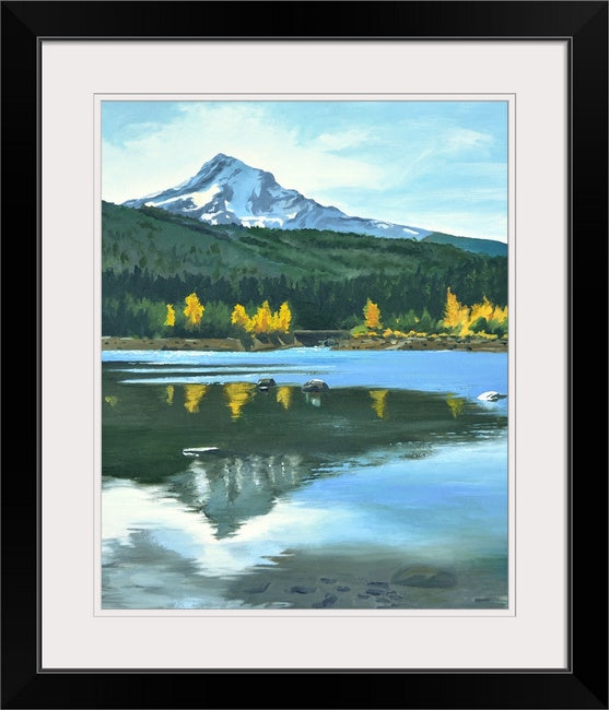 "Mt. Hood Reflections" signed edition Giclee Reprod. of a Mt. Hood