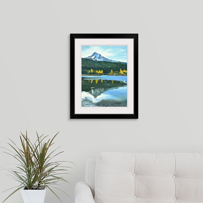 "Mt. Hood Reflections" signed edition Giclee Reprod. of a Mt. Hood