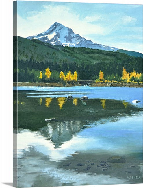 "Mt. Hood Reflections" signed edition Giclee Reprod. of a Mt. Hood