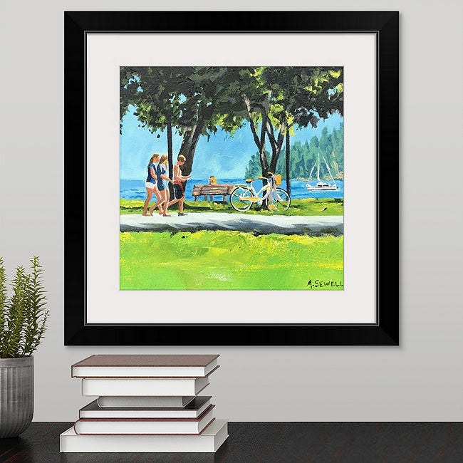 "Lake Summer Memories" - 10"x10" Original oil painting or signed Giclee art print.