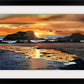 "Coastal Sunset Glow" - an Original watercolor, or signed edition Giclee reprod. of an evening sunset on the NW coast