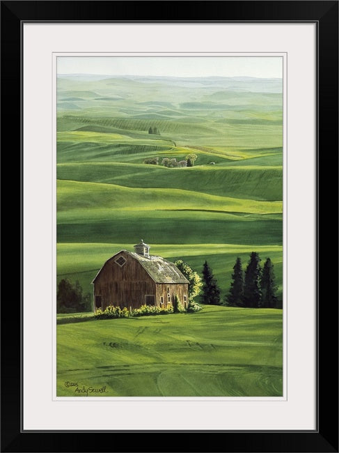 "Seasons of the Palouse" - ltd. edition Giclee reproductions of paintings of the Northwest Palouse country landscapes- by Andy Sewell