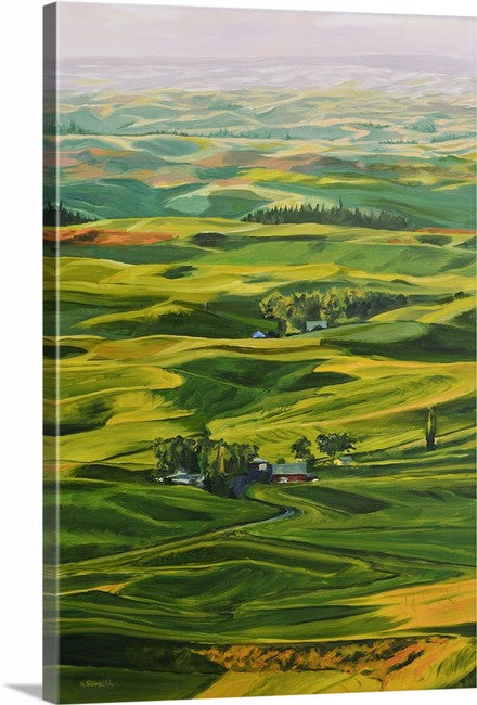 "Seasons of the Palouse" - ltd. edition Giclee reproductions of paintings of the Northwest Palouse country landscapes- by Andy Sewell