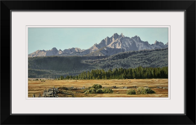 "Sawtooth Morning Shadows” - - Canvas or fine art paper Giclée art prints from oil painting.