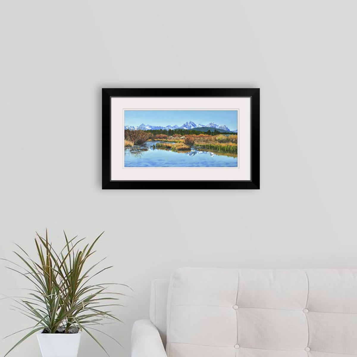 "Sawtooth Fall Reflections” - - Canvas or art paper Giclée art prints