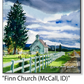 ASC381 "Finn Church (McCall, ID)" ceramic coaster
