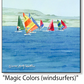 ASC383 "Magic Colors (windsurfing)" ceramic coaster