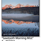 ASC041 "Sawtooth Morning Mist" ceramic coaster