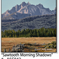 ASC042 "Sawtooth Morning Shadows" ceramic coaster