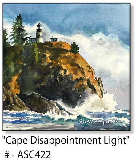 ASC422 "Cape Disappointment" ceramic coaster