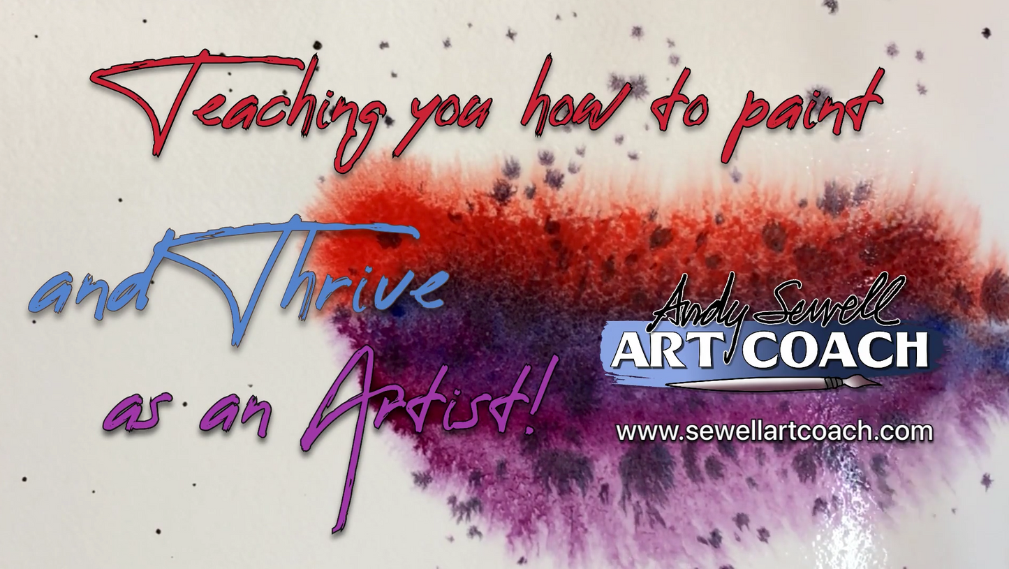 Andy Sewell Watercolor workshop Possible June 2023 - Paint with Andy (email me if interested)