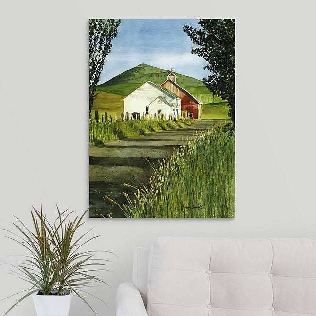 "Steptoe Butte View" - a signed edition Giclee reprod. from a watercolor painting of the palouse country