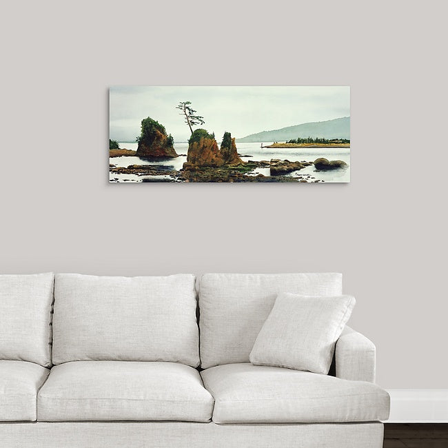 "The Three Graces, Tillamook Bay" - a ltd. edition Giclee reprod. from a watercolor portraying the OR coast