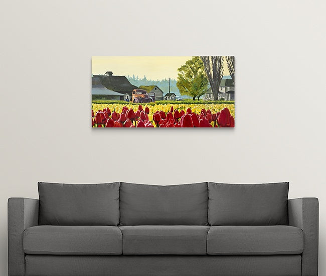 "April Morning” - 48"x24" - Original oil painting, or Giclée art prints.