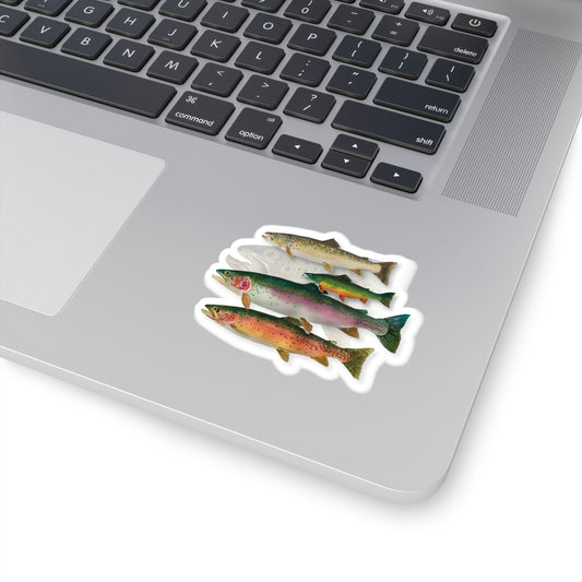School Colors "Trout grand slam" - Kiss-Cut Stickers