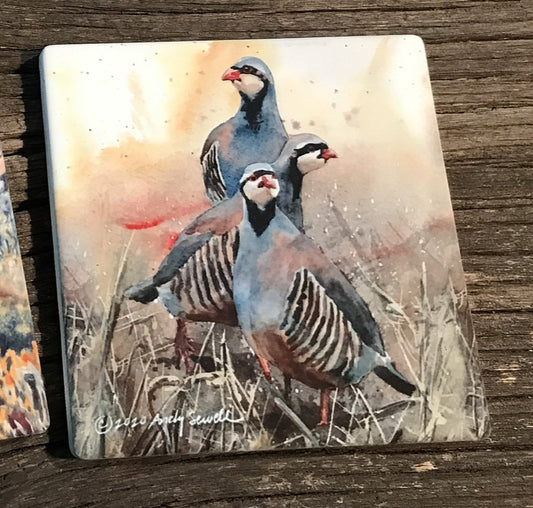 ASC058 "The Three Chukateers" ceramic coaster