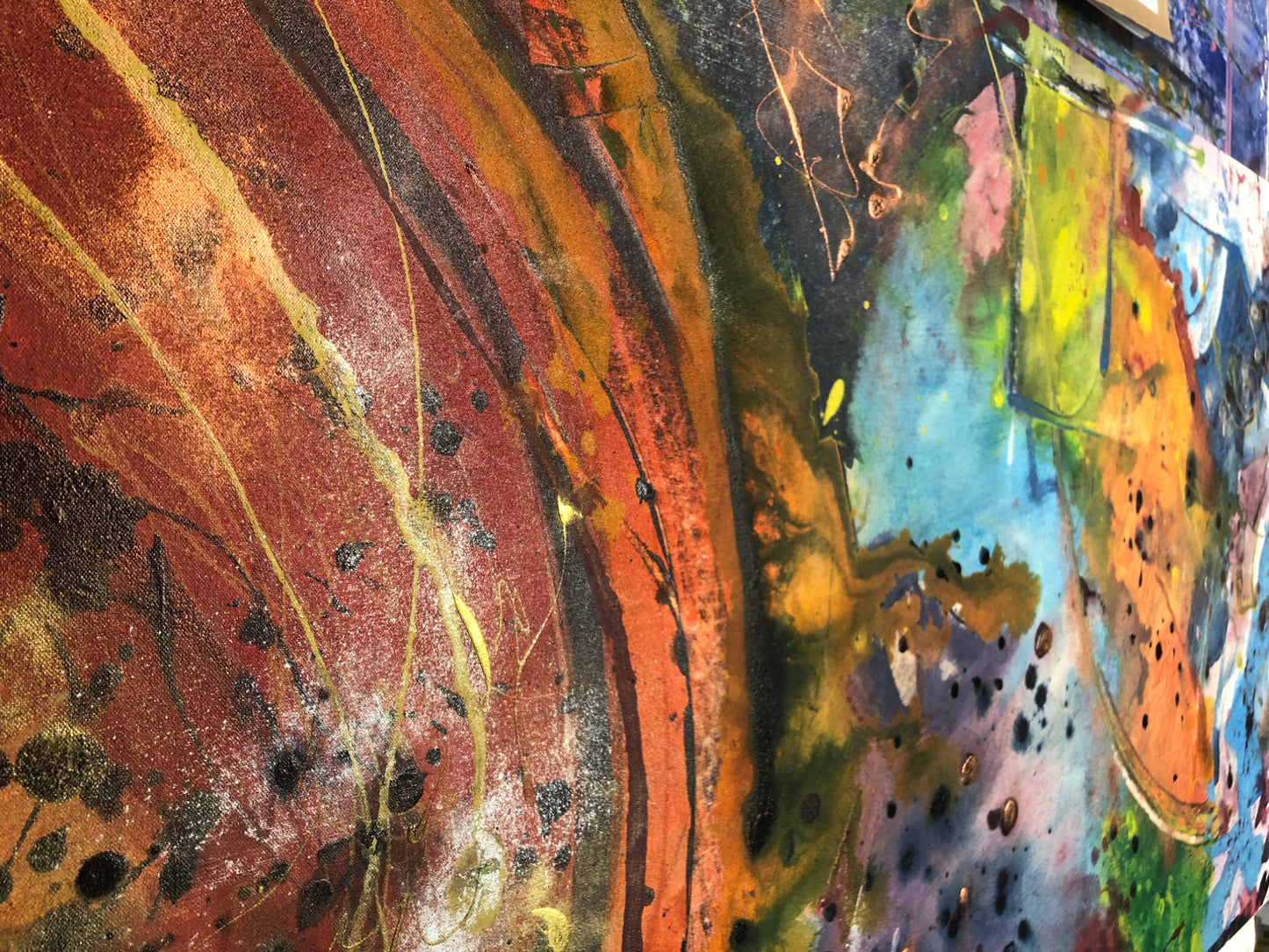 "Engagement" - 32"x58" Original Acrylic Painting