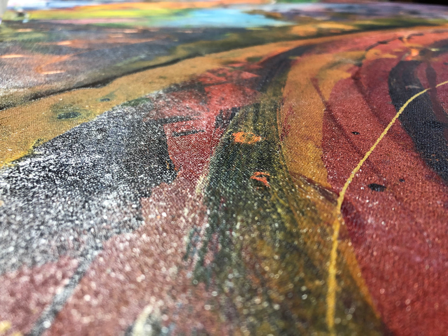 "Engagement" - 32"x58" Original Acrylic Painting