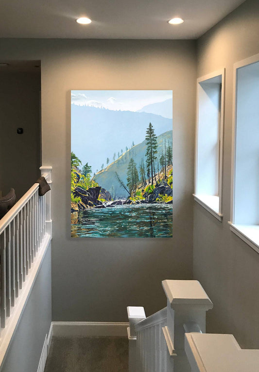 "Middlefork Wonder" - an Original or signed edition art print capturing Idaho's awesome Middlefork  of the Salmon River.
