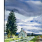 Finnish Church McCall - 12" x 16" Archival Watercolor Reprod. of Finnish Church in McCall, Idaho.